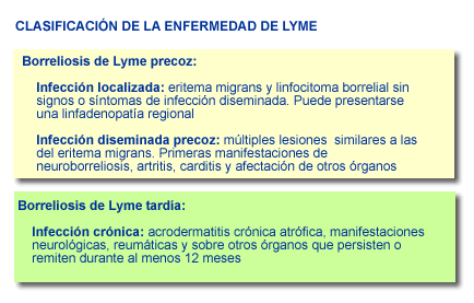 Clasificacin de la Enfermedad de Lyme